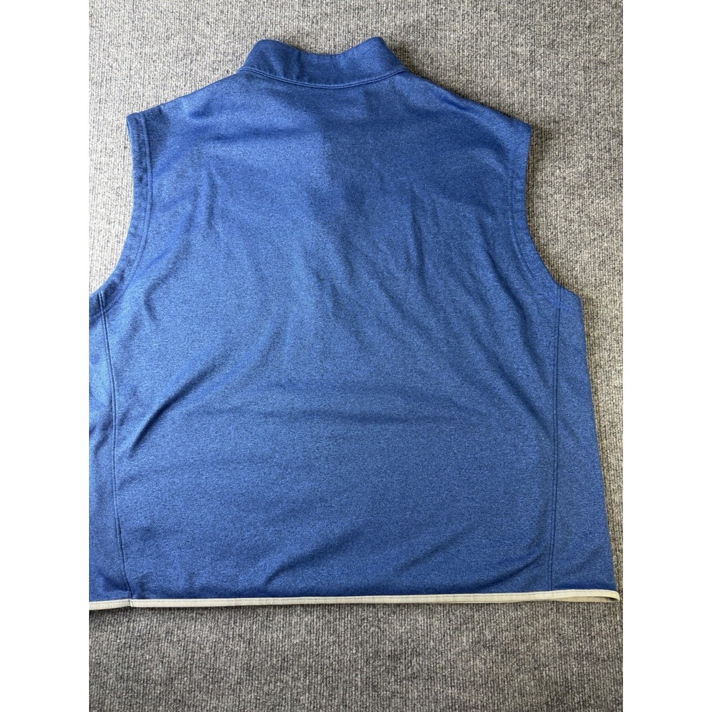 Columbia Golf Blue‎ Performance Vest XXL 2TG Quarter Zip Brushed Interior - Picture 2 of 9